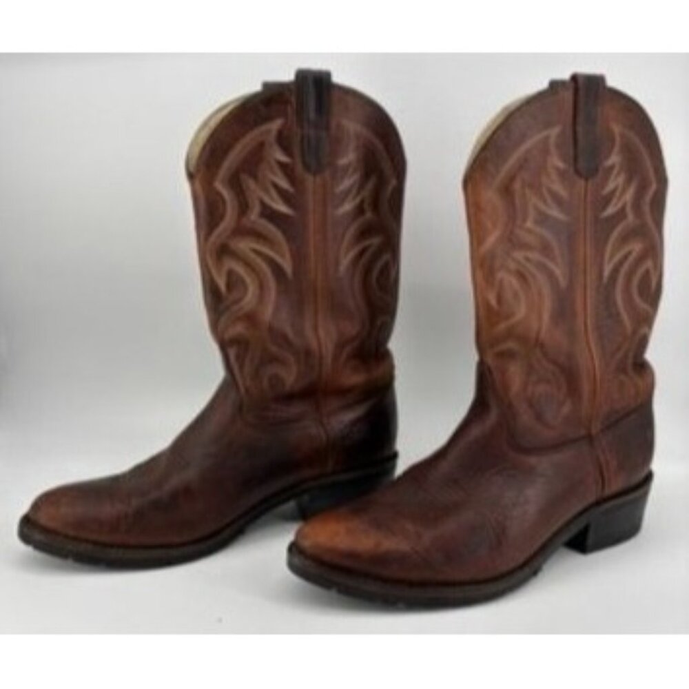Double H Mens Leather Western Cowboy Boots‎ 10D